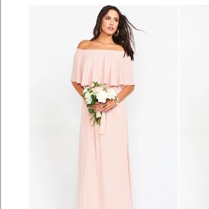 NWT SHOW ME YOUR MUMU Hacienda Dress Dusty Blush